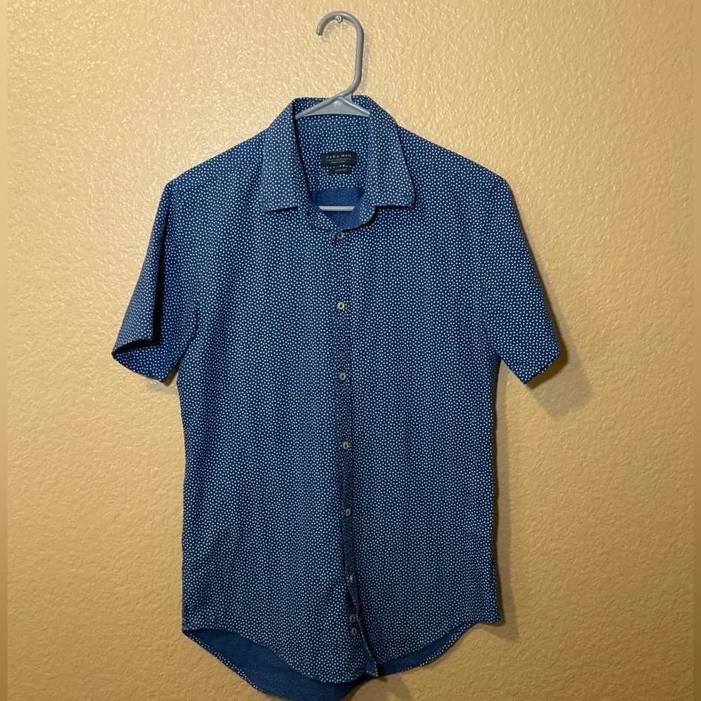 Zara Blue Casual Button Down Shirt